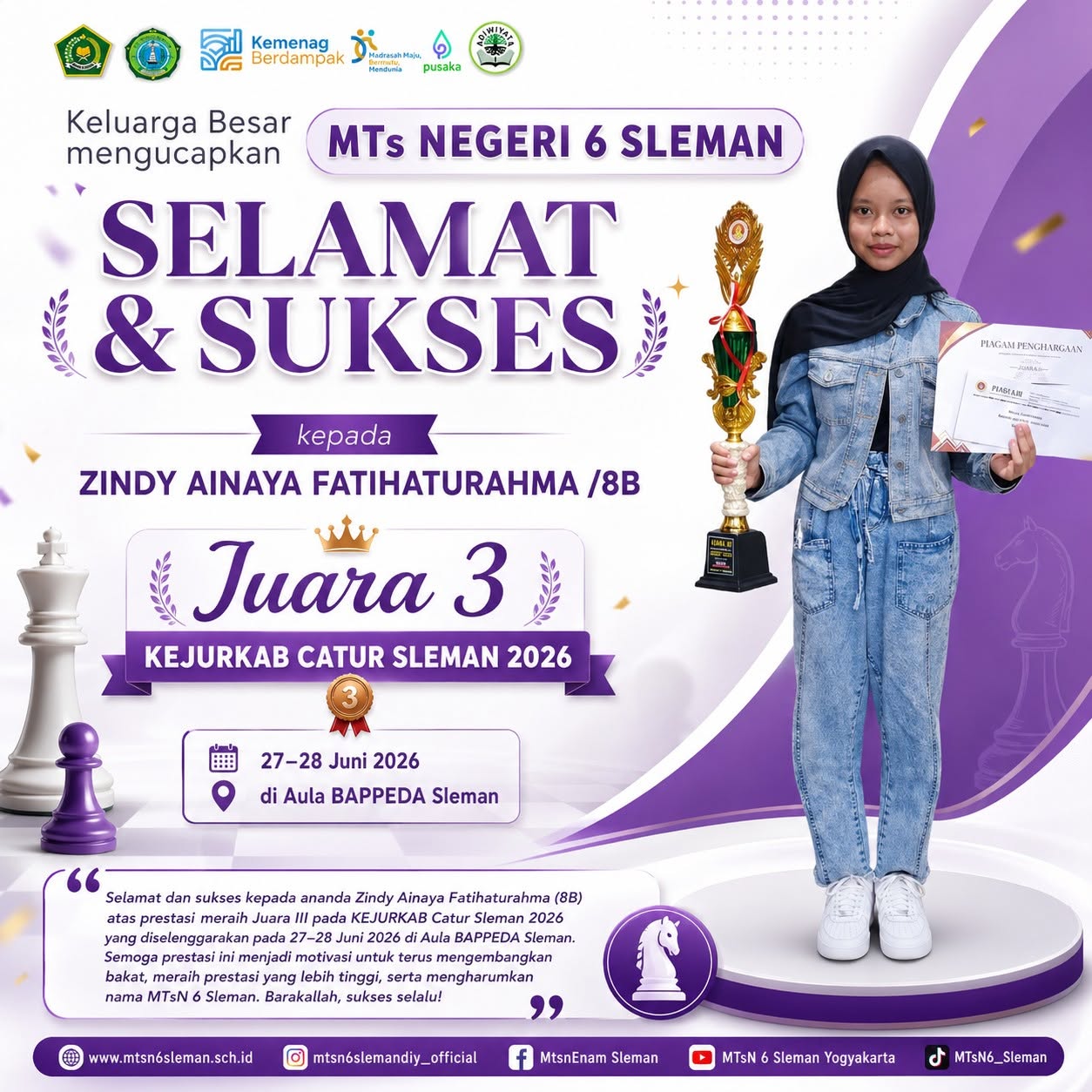 KEJURKAB CATUR SLEMAN 2026